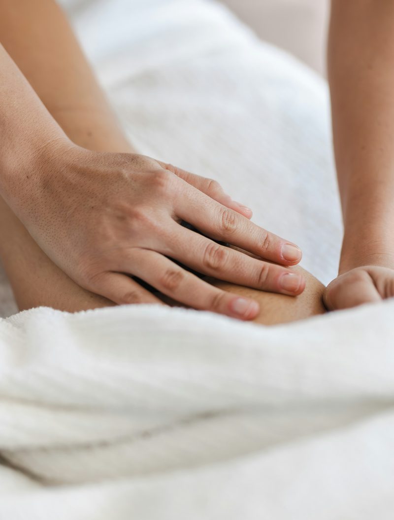 Massage drainant des jambes
